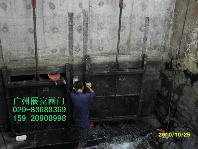 鑄鐵鑲銅閘門安裝