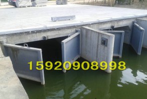 對(duì)開(kāi)式鋼制拍門、閘門使用現(xiàn)場(chǎng)